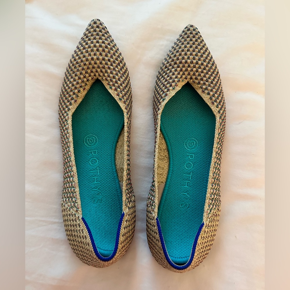 Rothy’s Point 7.5 Multi-Metallic